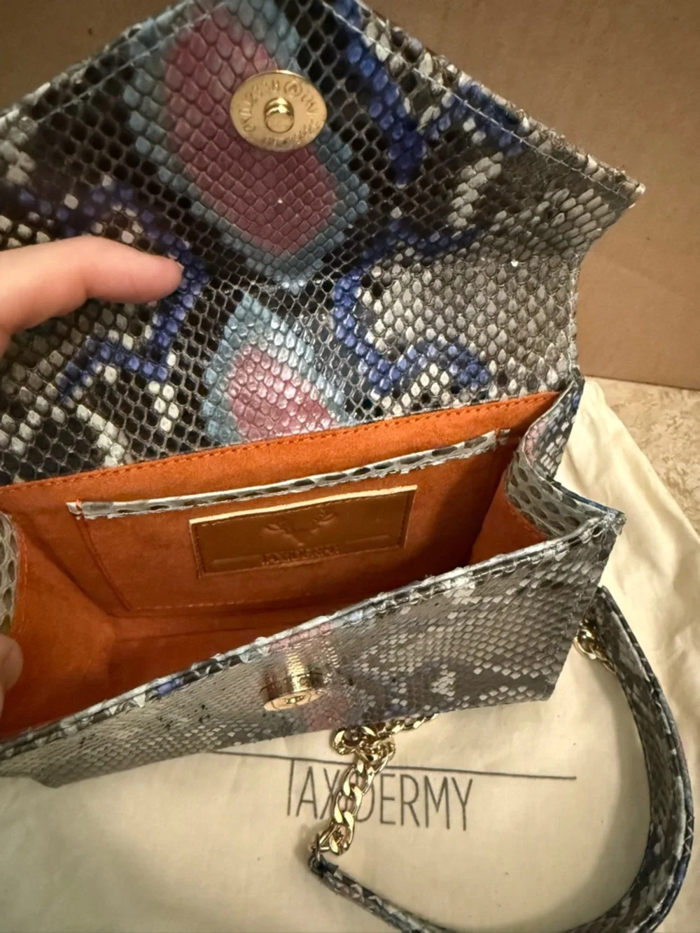 Taxidermy brand python